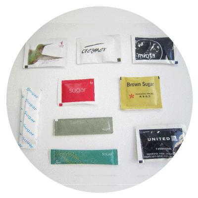 China AIRLINE CONDIMENTS PACK, CONDIMENTS FOR AIRLINE, SUGAR, SALT, PEPPER, CREAM, CANDY, TISSUE for sale