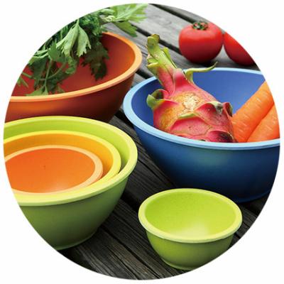 China BIO-DEGRADABLE BAMBOO FIBER BOWL, DISHWASHER SAFE, HEALTHY, for sale