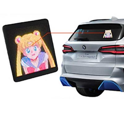 China La ventana posterior Emoji del coche de encargo exhibe al mensajero llevado P2.5 en venta