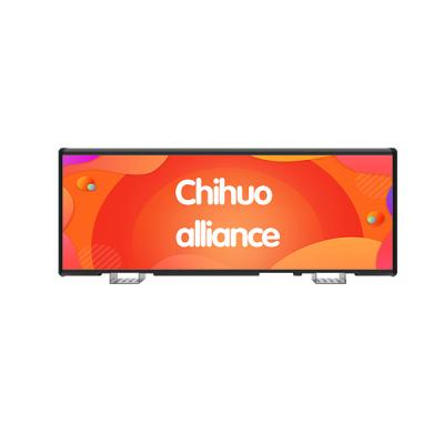 China Outdoor 100W Taxi Top LED Screen High Brightness LED Taxi Top Advertising for sale