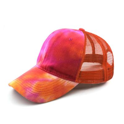 China COMMON Baby Caps Custom Tie Dye Corduroy Hat Women Beach Hats Tie Dye Trucker Hat for sale