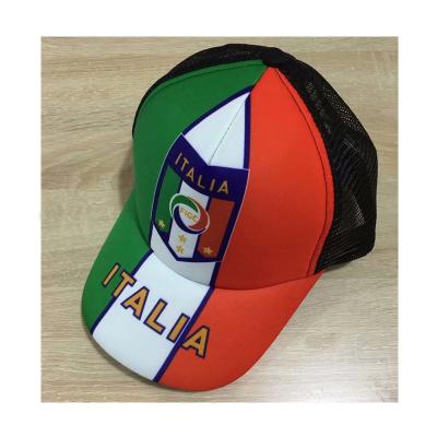 China Custom JOINT World Cup Sport Caps Five Panel Hat Baseball Cap Soccer Team Trucker Hat for sale