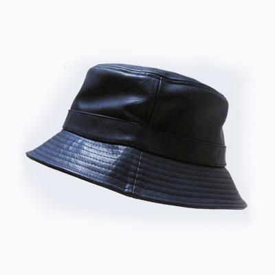 China COMMON Lead Cap Fisherman Man Hat Fishing Women Custom Leather Bucket Hats for sale