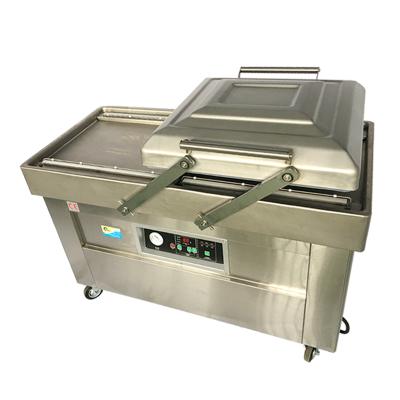 China Automatic Internal Pumping Type Stainless Steel Double-Chamber Vacuum Food Sealing Machine (Concave Plate) for sale