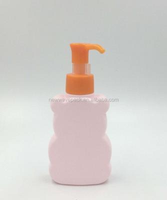 China Personal Care 100ml Plastic Cute Bear Shape Shampoo Bottle for sale