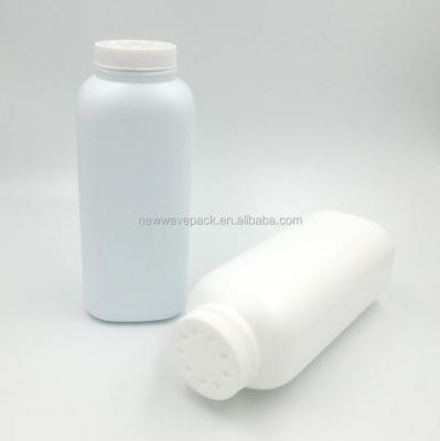 China Personal Care 250ML Square Design Talcum Powder Bottle for sale