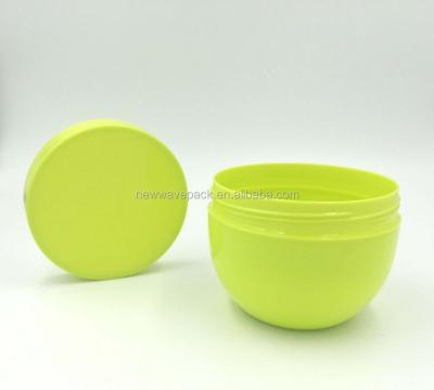 China Single wall pp shape skin care cream bowl 8 oz plastic jars for cosmetics cream or body butter for sale