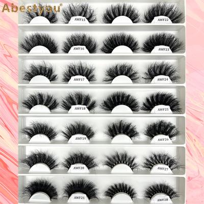 China Abestyou Makeup HOT Natural Vivid Fluffy Fluffy Messy Soft Eyelashes Dramatic Fake Mink Lashes 66styles 8D Lashes Extension for sale