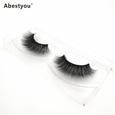 China Abestyou 3d natural long mink eyelash seller for sale