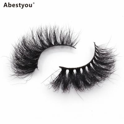 China SPARK Abestyou 5d Real Mink Lashes Styles NEW 25MM Long Crazy Luxury Mink Lashes for sale