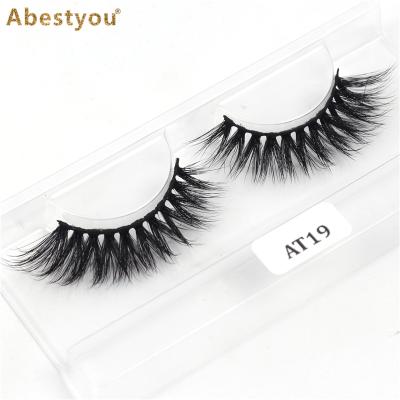 China Long Abestyou Natural 5D Mink Eyelashes Makeup Natural Long Easy To Apply False Eyelashes for sale