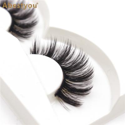 China Abestyou 3D Mink Eyelashes Makeup Natural Long Tapered False Eyelashes for sale