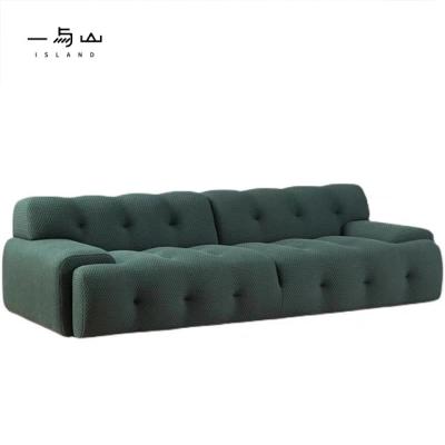 China Comfortable Sectional Fabric Sofa Fabric For Living Room Nordic Stretch Corner Sofa Luxury Simple Square Cube for sale