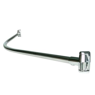 China QJMAX Sustainable Bathroom Shower Accessory Curved Curtain Rod for sale