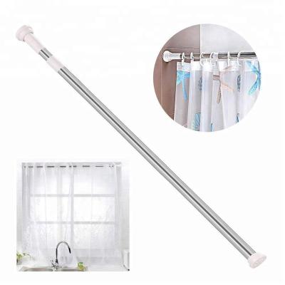 China QJMAX Sustainable Bathroom Stretchable And Flexible Shower Curtain Pole for sale