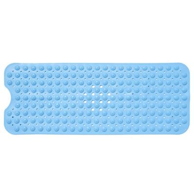 China QJMAX Sustainable High Quality Blue Eco-friendly Non-slip Bathroom Flooring Mat Bath Mat for sale