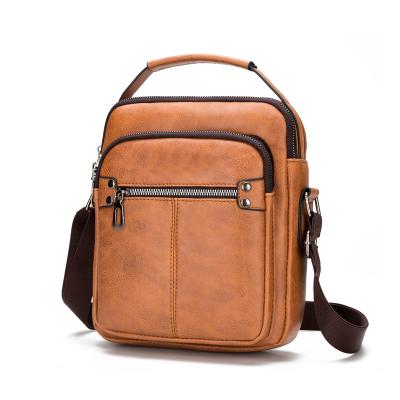 China Daily Used OEM Designer PU Leather Office Single Shoulder Cross Bag Briefcase Laptop Bag Business Bag Briefcase For Men for sale