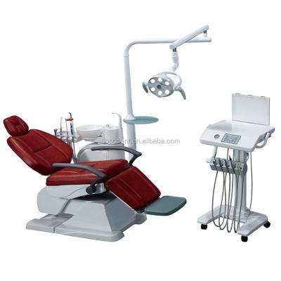 China Dental Unit Dental Import Raw Material SOCO Top Grade Dental Chair Best Quality With Cure And LED Sensor Lamp Light Scaler for sale