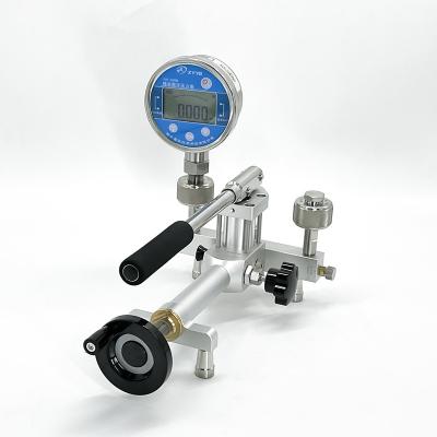 China 6Mpa Pneumatic Pressure Calibrator Pump Air Pressure Source Calibration Pump for sale