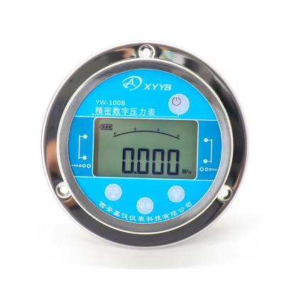 China YW-100B Axial Digital Pressure Gauge 4-20mA With Touch Buttons for sale