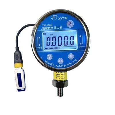 China YW - 100C Calibration Pressure Gauge Stainless Steel Data Logging Pressure Gauge Digital for sale