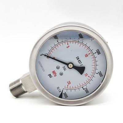 China OEM High Accuracy Pressure Gauge 0.1-0-60Mpa Pointer Pressure Gauge  Precision for sale