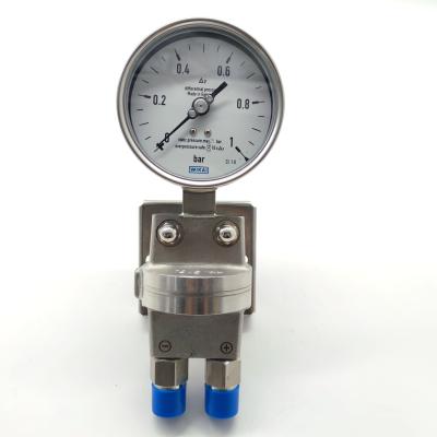 China Metal Dielectric Cavity Differential Pressure Gauge Corrosion Resistant for sale