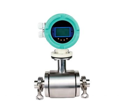 China Sanitary Electromagnetic Flowmeter Anti Corrosion Stainless Steel With Tetrafluoro Lining for sale