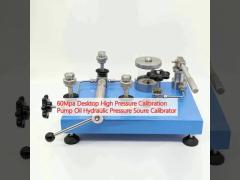 60Mpa Desktop High Pressure Calibration Pump Oil Hydraulic Pressure Soure Calibrator