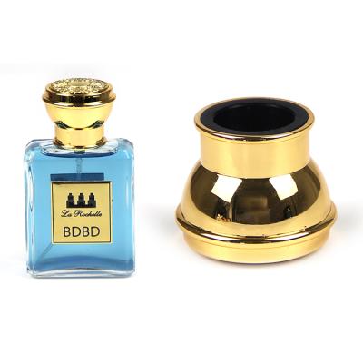 China Hot Selling Barcode High Quality Exquisite Workmanship Cost Effective Custom Metal Perfume Cap for sale