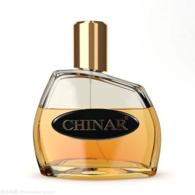 China Wonderful Metal Barcode Design Glass Bottle OEM / ODM Custom Technology Cost Effective Perfume Label for sale