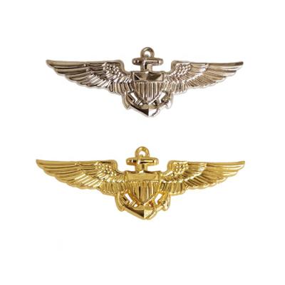 China 3D metal military badge for clothes metal logo badge custom soft enamel badge for sale