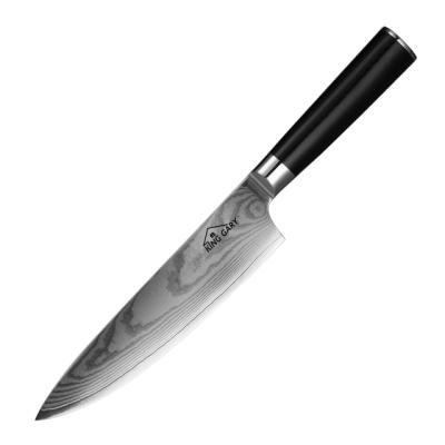 China Sustainable China Customized 8 Inch Sharp Blade Thickness 2.5mmVg10 Damascus Steel Chefs Knife for sale