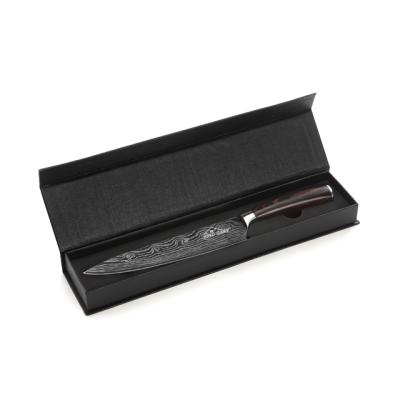 China High Quality And Durable Sharp Wood Handle Chefs Durable 8 Inch Stainless Steel Pakka Knife Suitable For Home Kitchen for sale