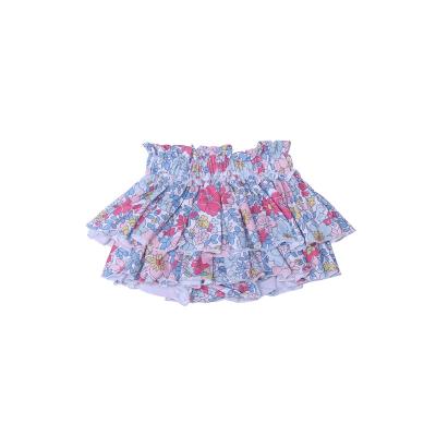 China Baby daily skirt good quality ruffle short skirt boutique newborn baby clothes printed summer floral hot style for sale