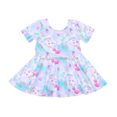 China High Quality Anti Shrink Peplum Shirt Baby Short Sleeve Tunic For Kids Girl Tops for sale