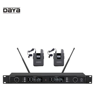 China DAYA AM-2620 Professional Desktop Karaoke K9 Condenser MIC Clear Sound Lavalier Desktop Radio with Screen Gooseneck Conference Microphone System for sale