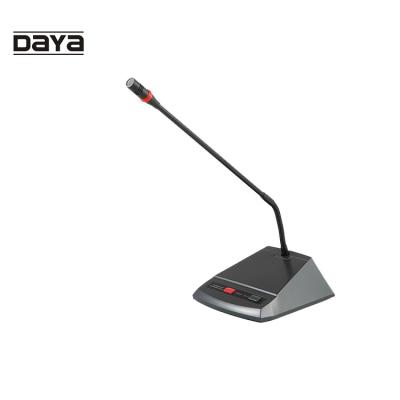 China Clear Sound DAYA B-200 Gooseneck Microphone Conference Table Mic System LCD Wireless Audio Conference System Wired Desktop Microphone for sale