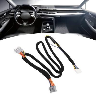 China Automotive 12V 15A DSP Amplifier Interface Wiring Adapter Cable Plug Fast Transmission Audio System Automotive Accessories for sale