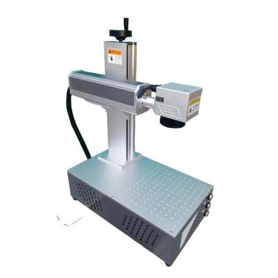 China Air Cooled 20w/30w/50w Portable Fiber Laser Marking Machine Price For Sale for sale