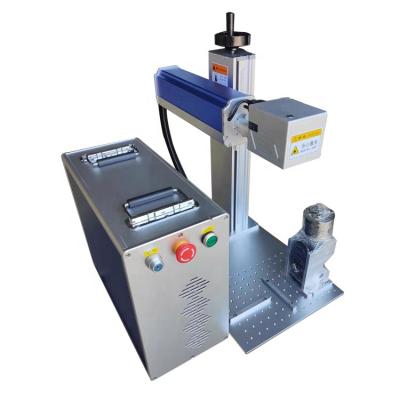 China Smart Air Cooled Laser Fiber Laser Marking Machine Automatic Laser Marking Machine For Metal for sale