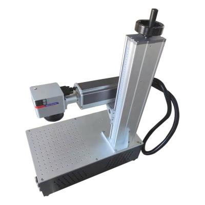 China 50w air-cooled laser machine focus fiber laser marking machine automatic marking machine for sale