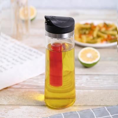 China New Modern Design Stocked Cooking Extra Virgin Edible Contain Empty Olive Oil And Vinegar For Glass Bottle Dispenser 450ml for sale