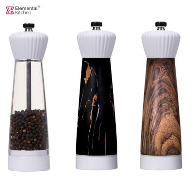 China Large Easy Workable Handle Grinder Wheel Salt and Pepper Grinder Mill Set for sale