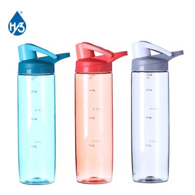 China Sustainable Wholesale Hy3 750ml 24oz Sports Drinking Bottles Water Bpa Free Tritan Plastic Cup With Custom Logo for sale