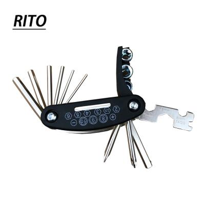 China Bike/bicyle factory 16 in 1 mini set service function mountain bike accessory mini multi tool for bicycle for sale