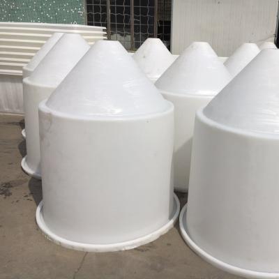 China Food Grade Poly Aquaculture 1000l Conical Plastic Sustainable Open Top Tank for sale