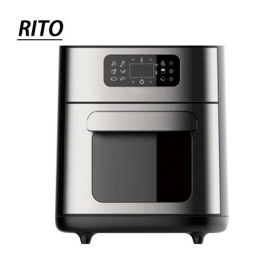 China New Smart Electric Digital Commercial Oil Free 10L Air Fryer Oil Free Oven for sale