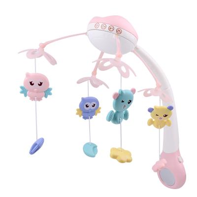 China Hot Selling Safety Projecting and Hanging Musical Box Rattle Bracket Holder Baby Crib Toys Baby Mobiles for Child for sale