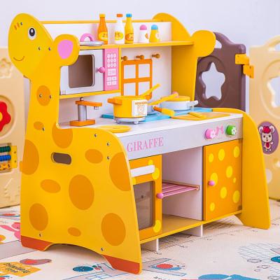 China High Quality Kindergarten Zhorya Kitchen Toys Educational Happy Cooking Wooden Children DIY Pretend Play Set Kitchen Toys for sale